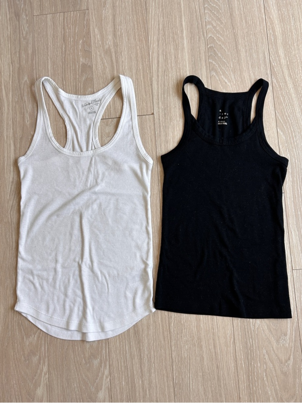2 Target Ribbed Cotton Modal Tanks